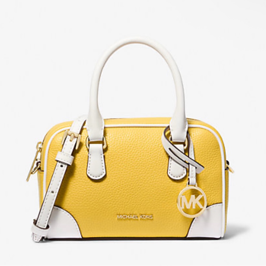 Michael Kors Thompson Mini Pebbled Leather Satchel Nwt